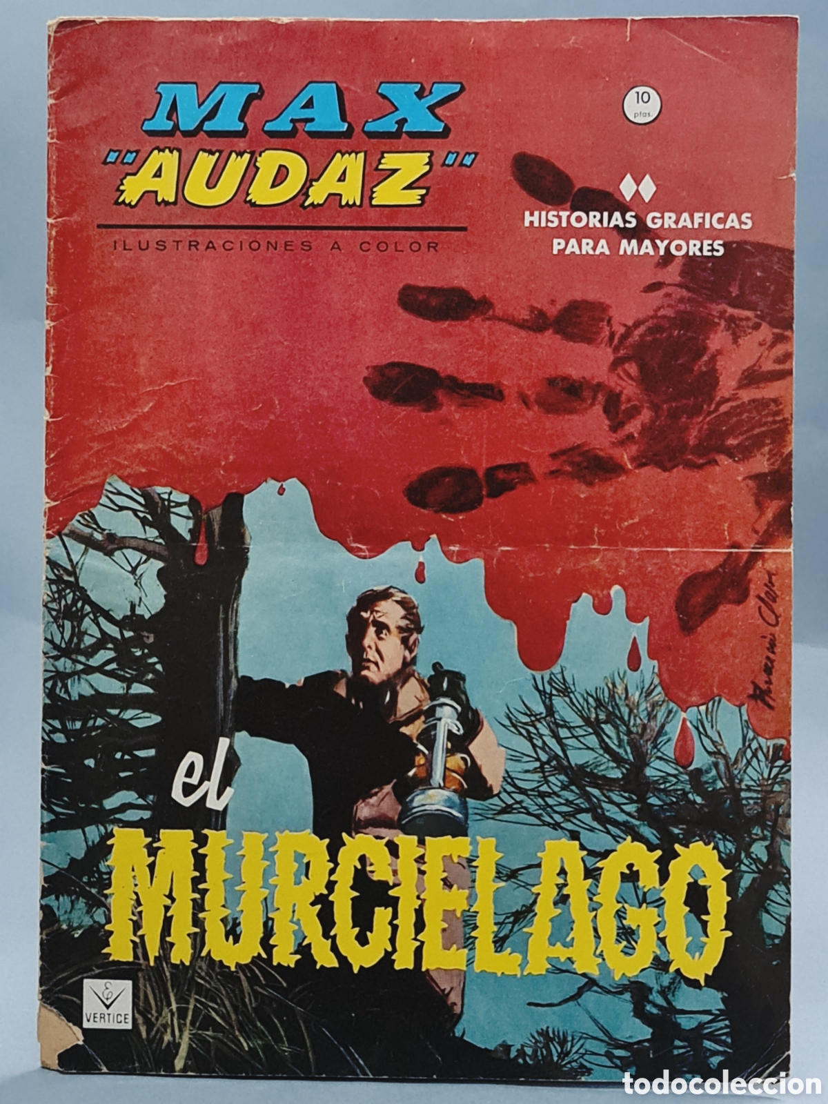 C&oacute;mics: MAX AUDAZ 4 MURCI&Eacute;LAGO NORMAL ESTADO GRAPA EDICIONES VERTICE - Foto 1