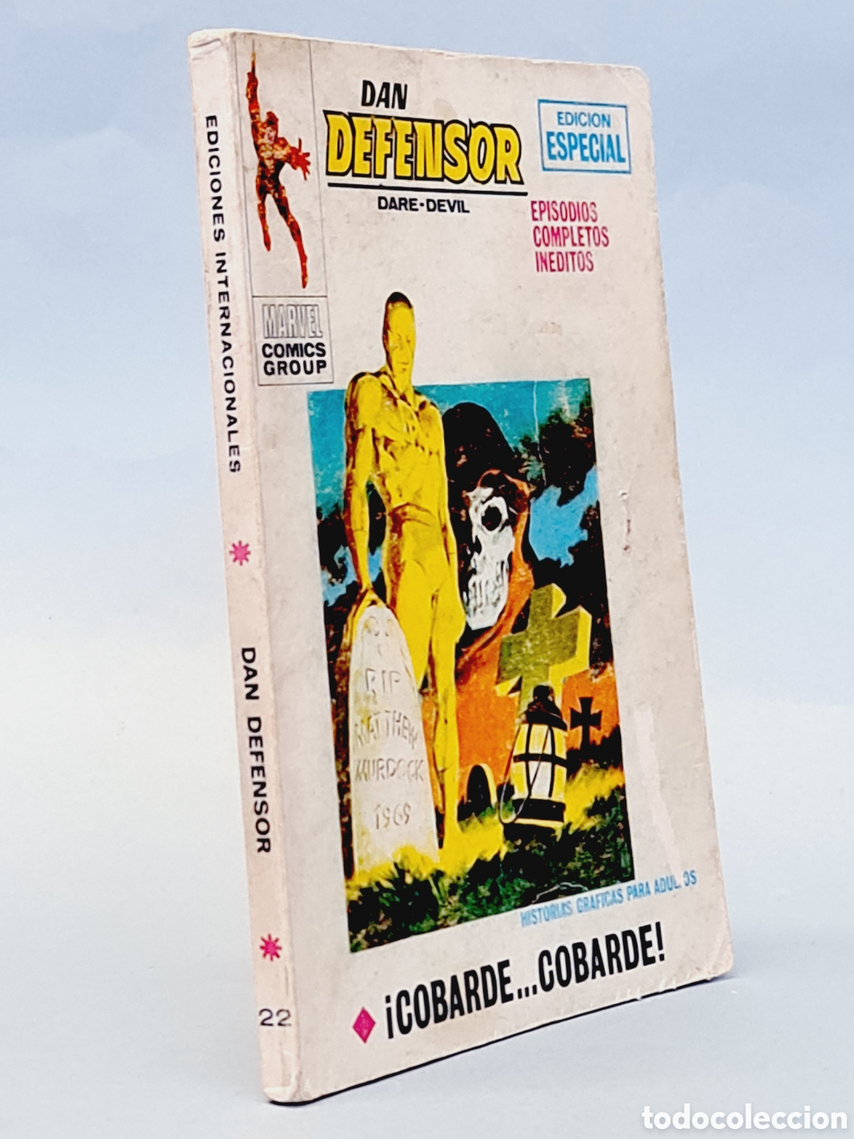 C&oacute;mics: DAN DEFENSOR 22 COBARDE VOL1 VOLUMEN VOL.1 NORMAL ESTADO TACO VERTICE - Foto 1