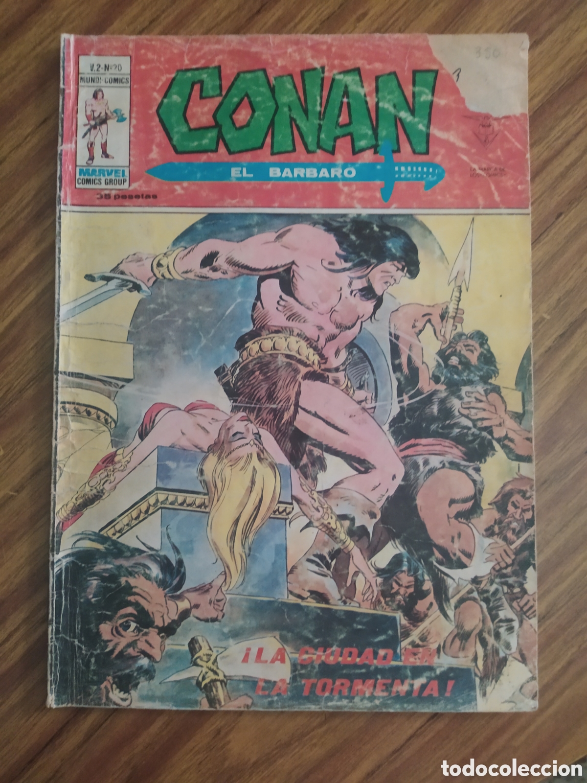 C&oacute;mics: Conan el barbaro, 20. Vol. 2. Ediciones V&eacute;rtice. 44 p&aacute;ginas. Estado normal. - Foto 1