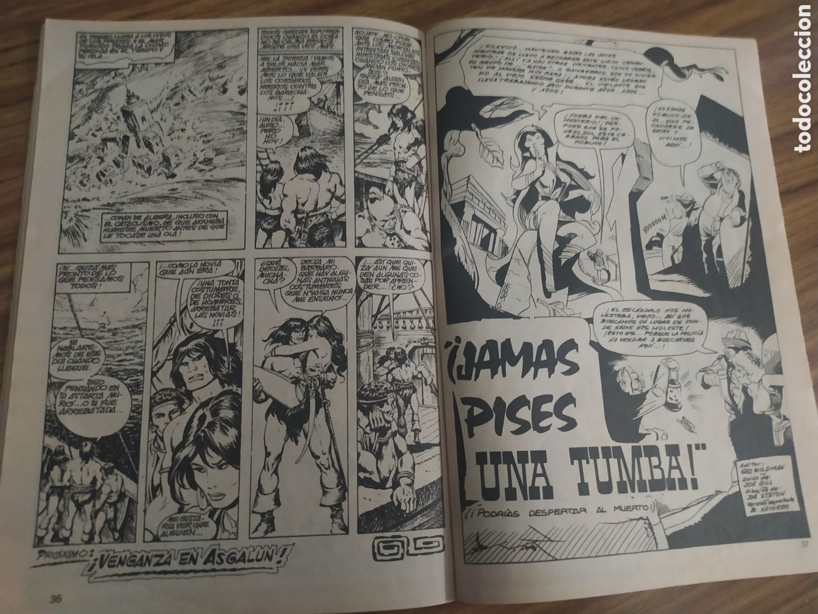 C&oacute;mics: Conan el barbaro, 20. Vol. 2. Ediciones V&eacute;rtice. 44 p&aacute;ginas. Estado normal. - Foto 5