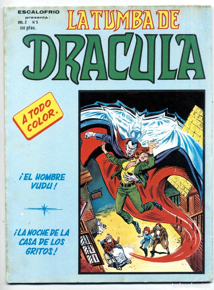 C&oacute;mics: ESCALOFRIO VOL. 2 LA TUMBA DE DR&Aacute;CULA N&ordm; 5 EDICIONES VERTICE 1981 - Foto 1