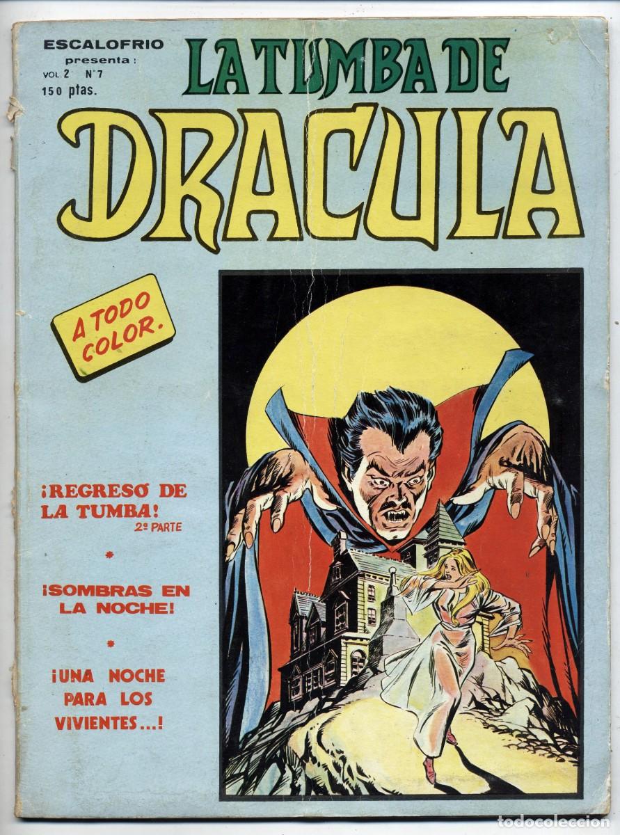 C&oacute;mics: ESCALOFRIO VOL. 2 LA TUMBA DE DR&Aacute;CULA N&ordm; 7 EDICIONES VERTICE 1981 - Foto 1