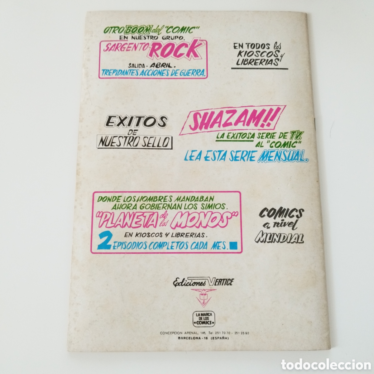 C&oacute;mics: SHAZAM / V.1 / # 2 / COMICS ART / EDICIONES VERTICE / 1978 / - Foto 3