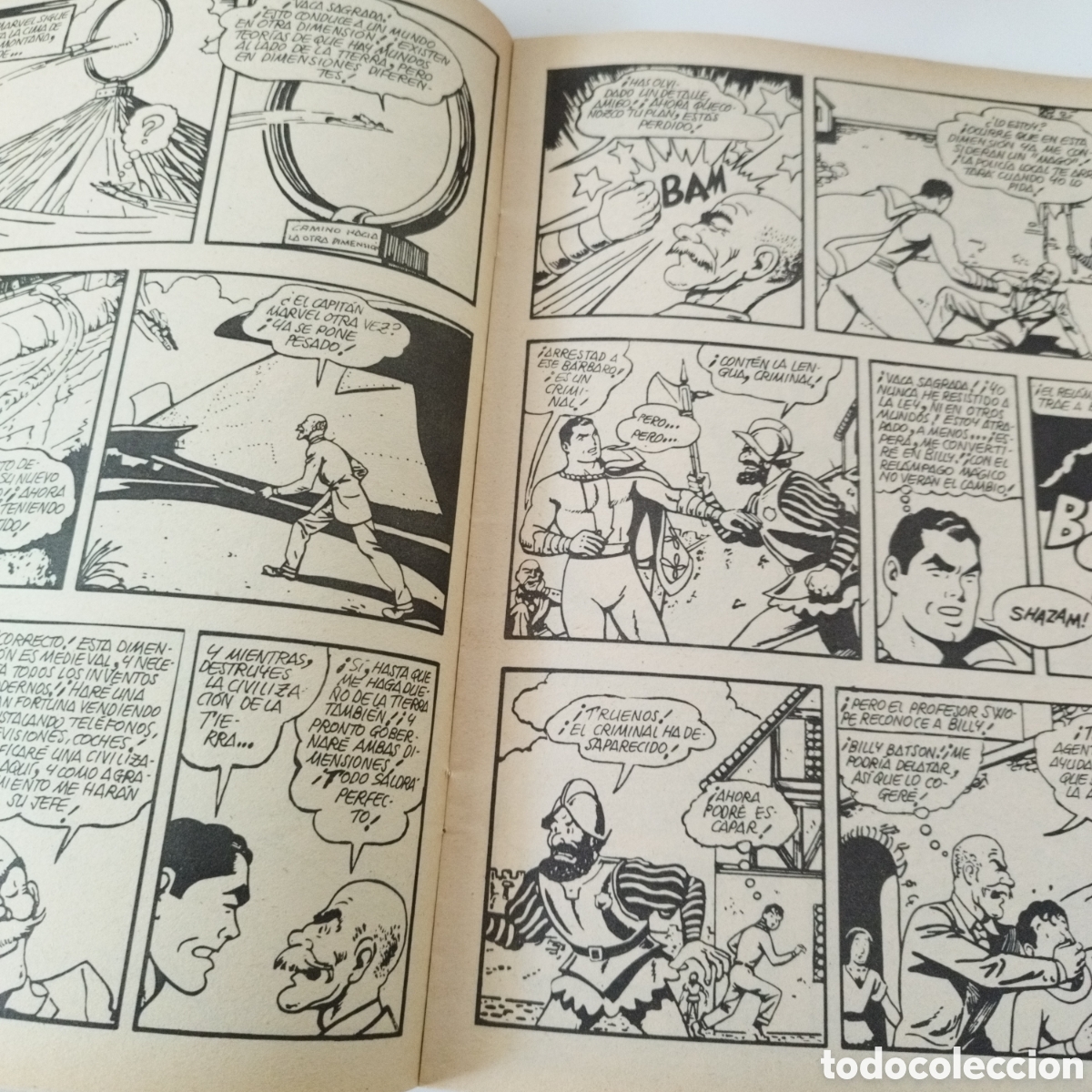 C&oacute;mics: SHAZAM / V.1 / # 7 / COMICS ART / EDICIONES VERTICE / 1978 / - Foto 2