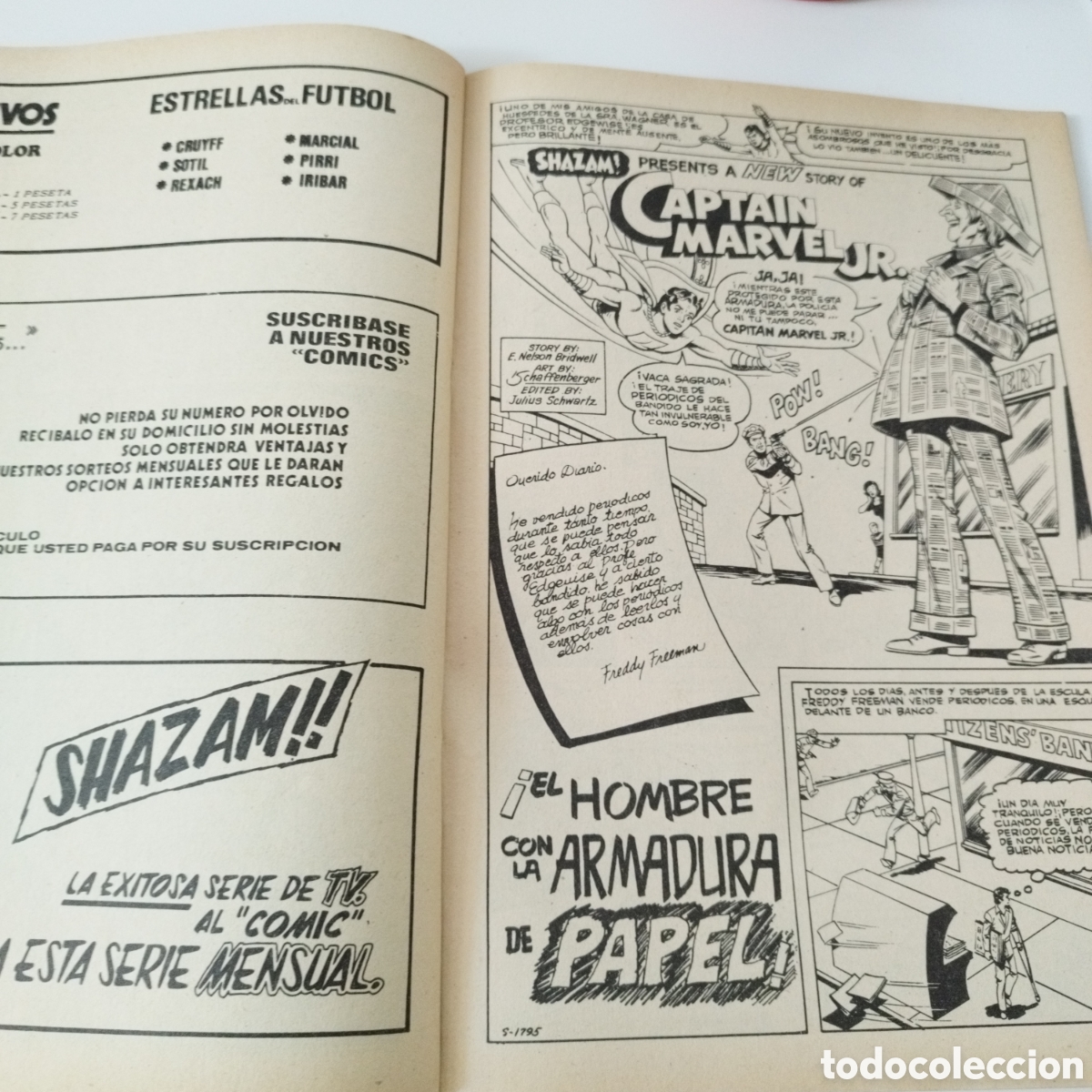 C&oacute;mics: SHAZAM / V.1 / # 8 / COMICS ART / EDICIONES VERTICE / 1978 / - Foto 2