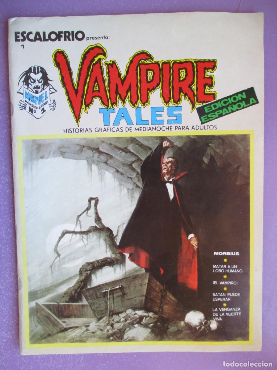 C&oacute;mics: ESCALOFRIO 1 VAMPIRE TALES 1 VERTICE &iexcl;&iexcl;&iexcl;&iexcl; EXCELENTE ESTADO !!!!!! - Foto 1