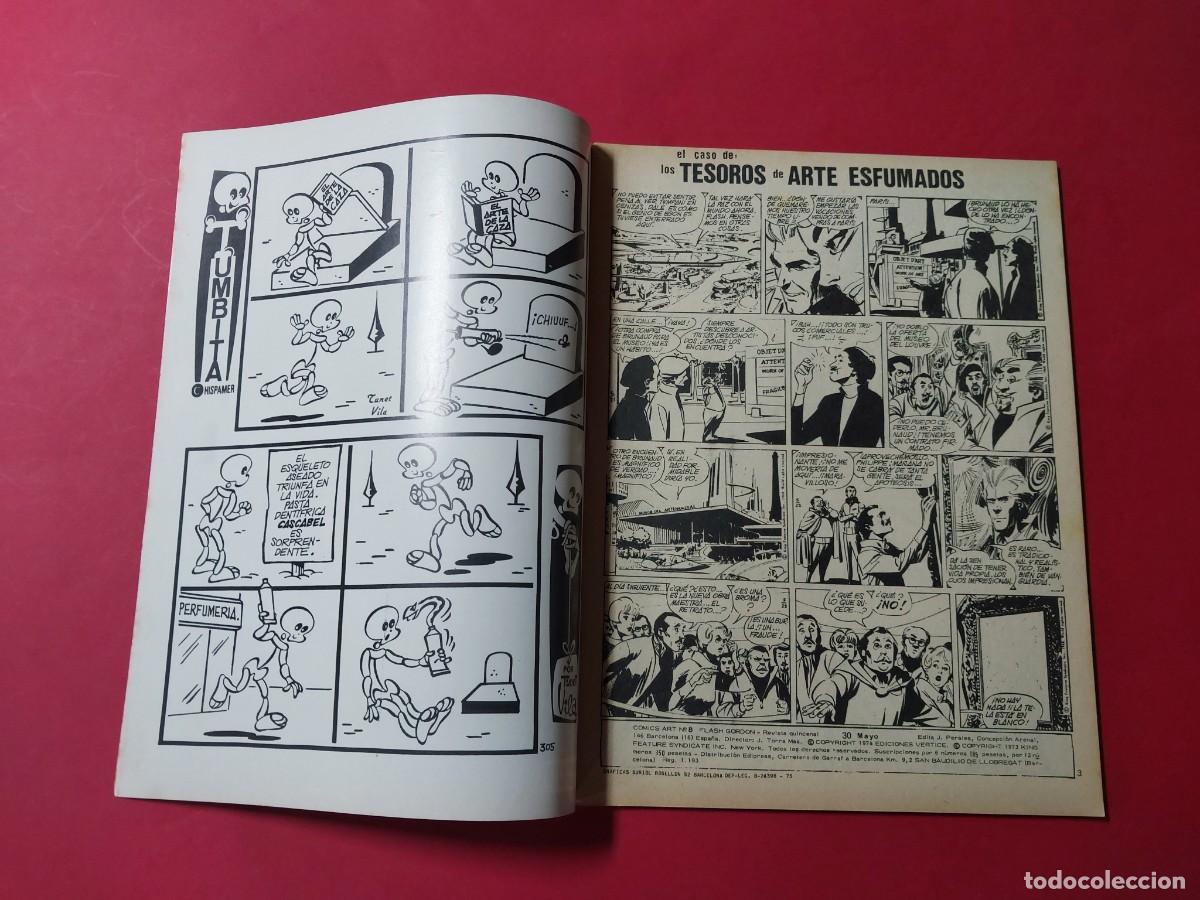 C&oacute;mics: Flash Gordon V1 N&ordm; 8 Vertice 1974 REf CC - Foto 2
