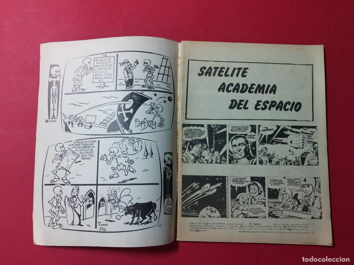 C&oacute;mics: Flash Gordon V1 N&ordm; 12 Vertice 1974 REf CC - Foto 2