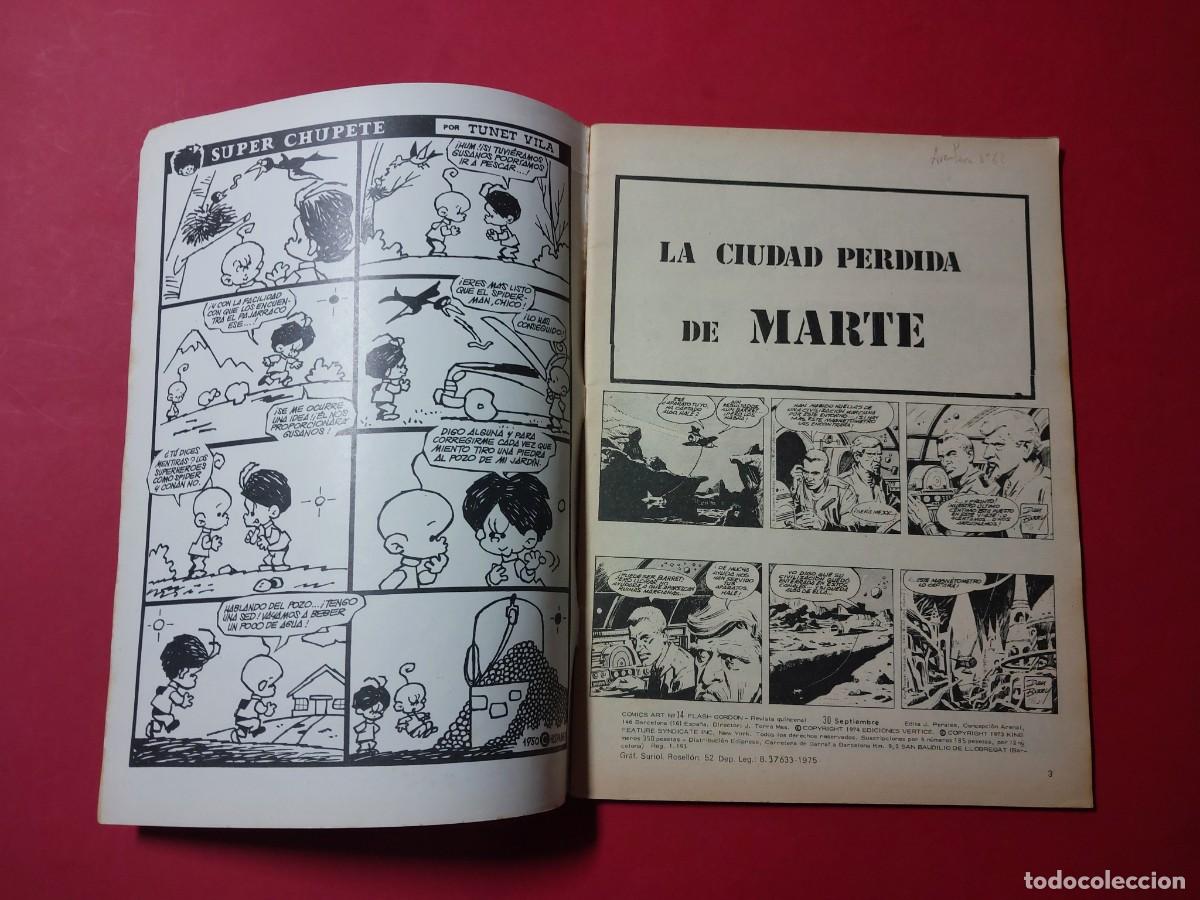 C&oacute;mics: Flash Gordon V1 N&ordm; 14 Vertice 1974 REf CC - Foto 2