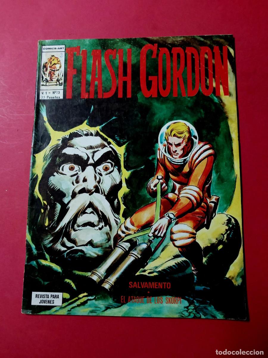 C&oacute;mics: Flash Gordon V1 N&ordm; 15 Vertice 1974 REf CC - Foto 1