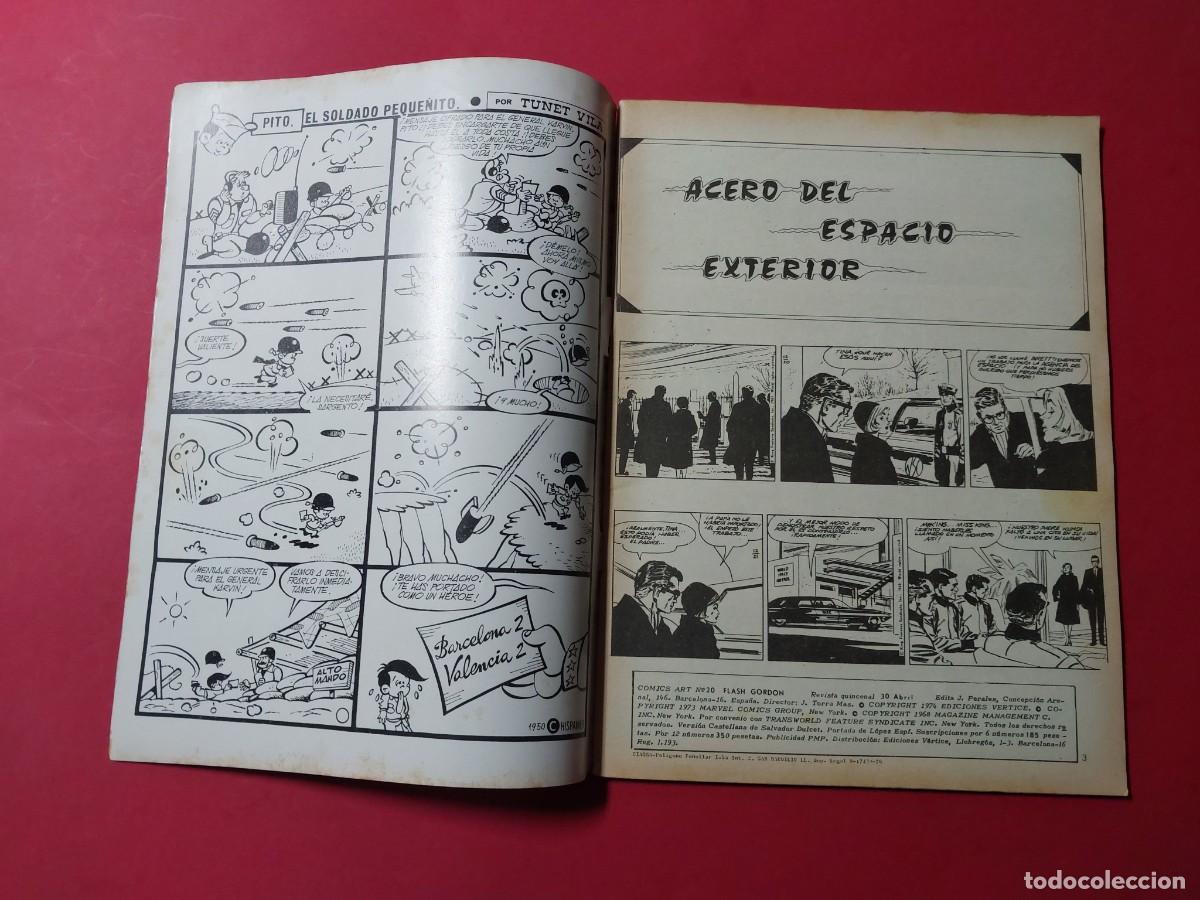 C&oacute;mics: Flash Gordon V1 N&ordm; 20 Vertice 1974 REf CC - Foto 2