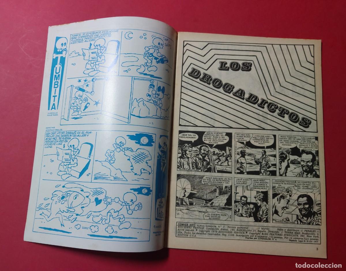 C&oacute;mics: Flash Gordon V2 N&ordm; 3 Vertice 1979 REf CC - Foto 2