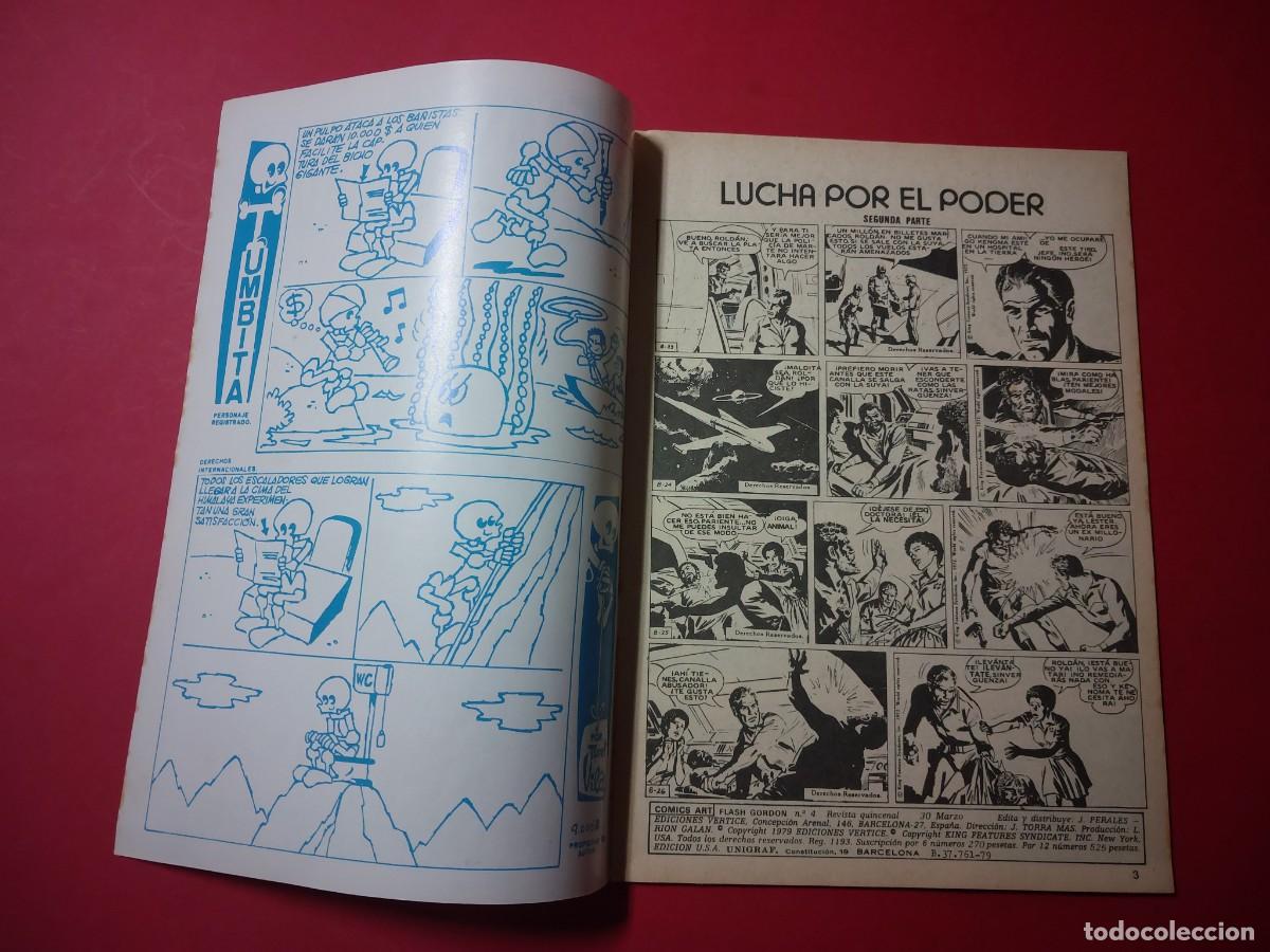 C&oacute;mics: Flash Gordon V2 N&ordm; 4 Vertice 1979 REf CC - Foto 2