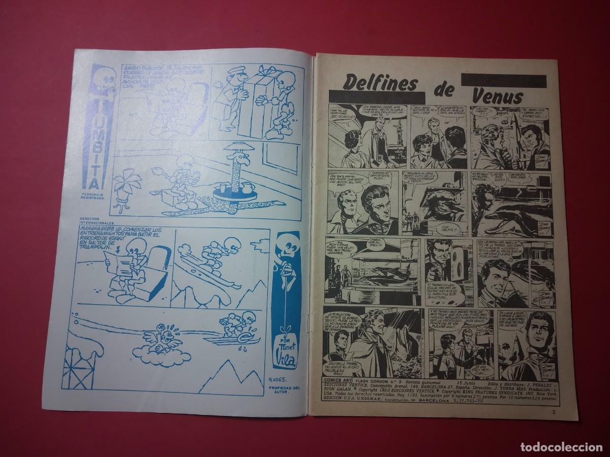 C&oacute;mics: Flash Gordon V2 N&ordm; 9 Vertice 1979 REf CC - Foto 2