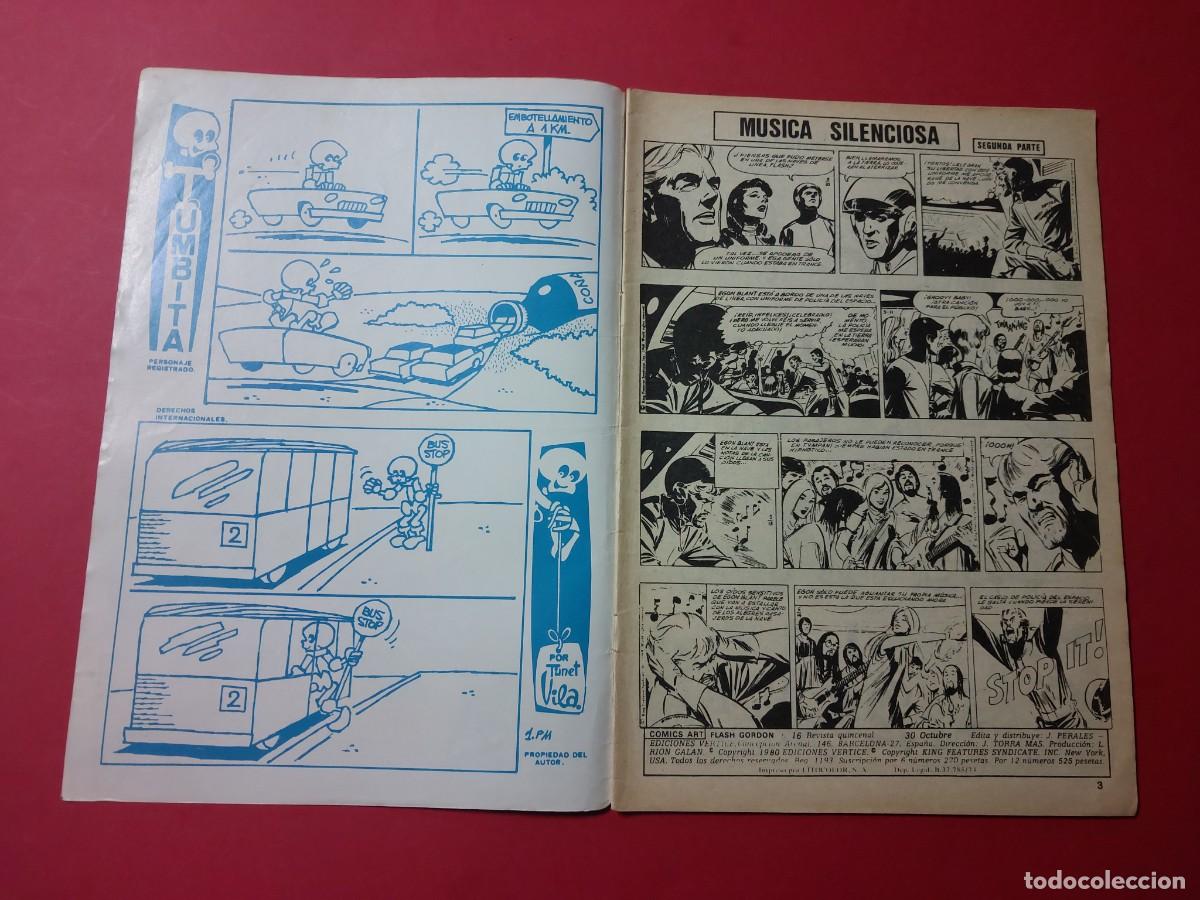 C&oacute;mics: Flash Gordon V2 N&ordm; 16 Vertice 1979 REf CC - Foto 2