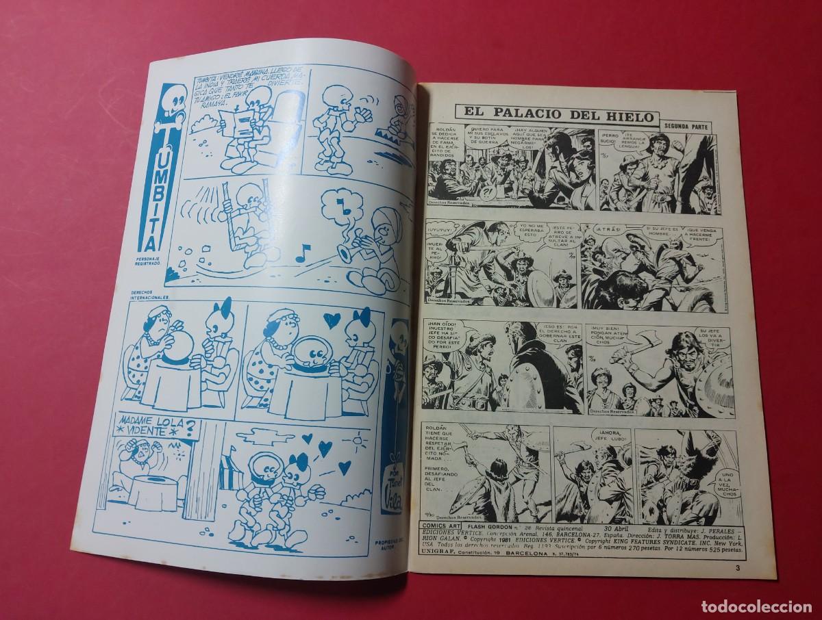 C&oacute;mics: Flash Gordon V2 N&ordm; 28 Vertice 1979 REf CC - Foto 2