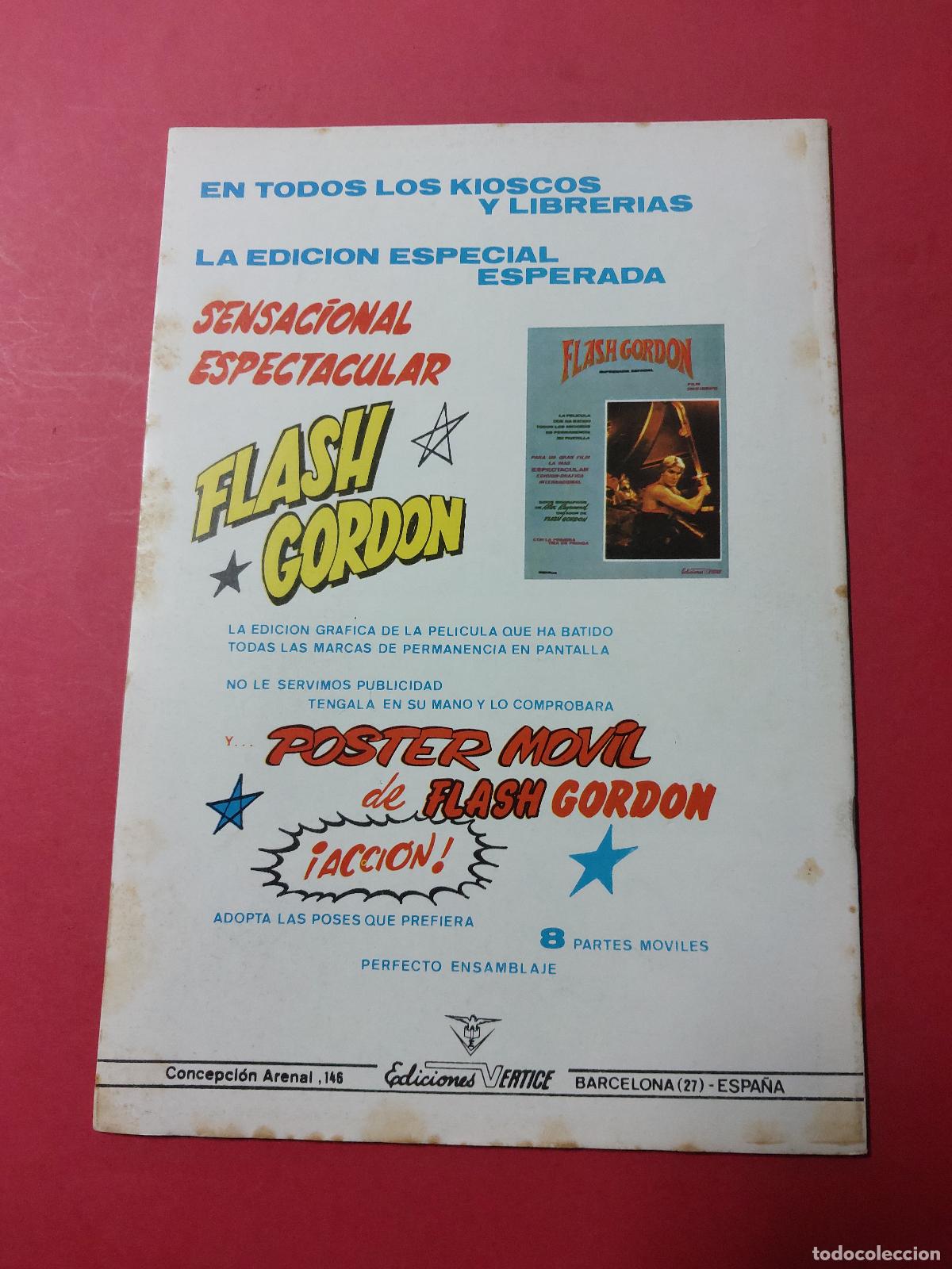C&oacute;mics: Flash Gordon V2 N&ordm; 28 Vertice 1979 REf CC - Foto 3