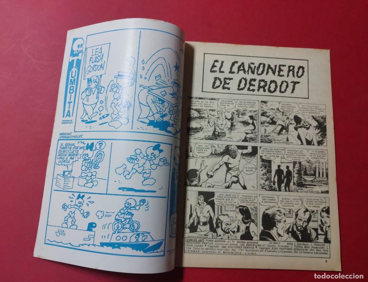 C&oacute;mics: Flash Gordon V2 N&ordm; 30 Vertice 1979 REf CC - Foto 2