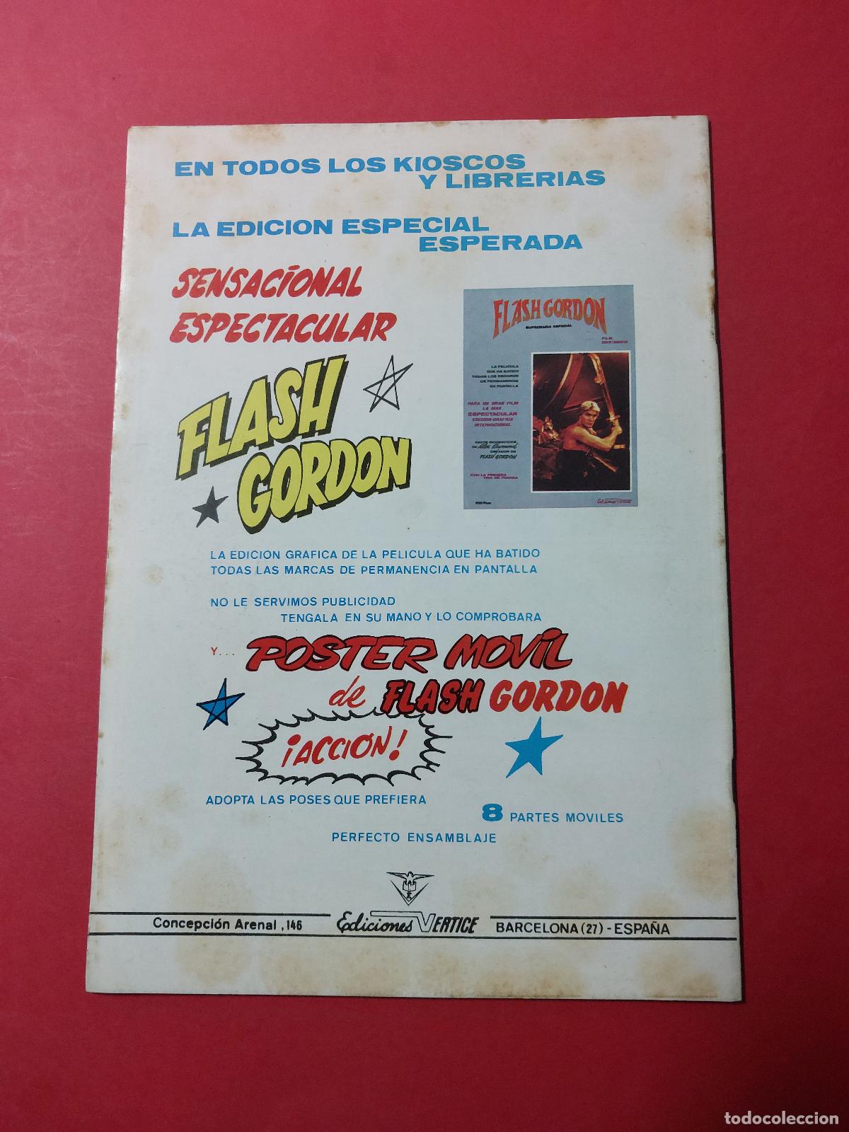 C&oacute;mics: Flash Gordon V2 N&ordm; 30 Vertice 1979 REf CC - Foto 3