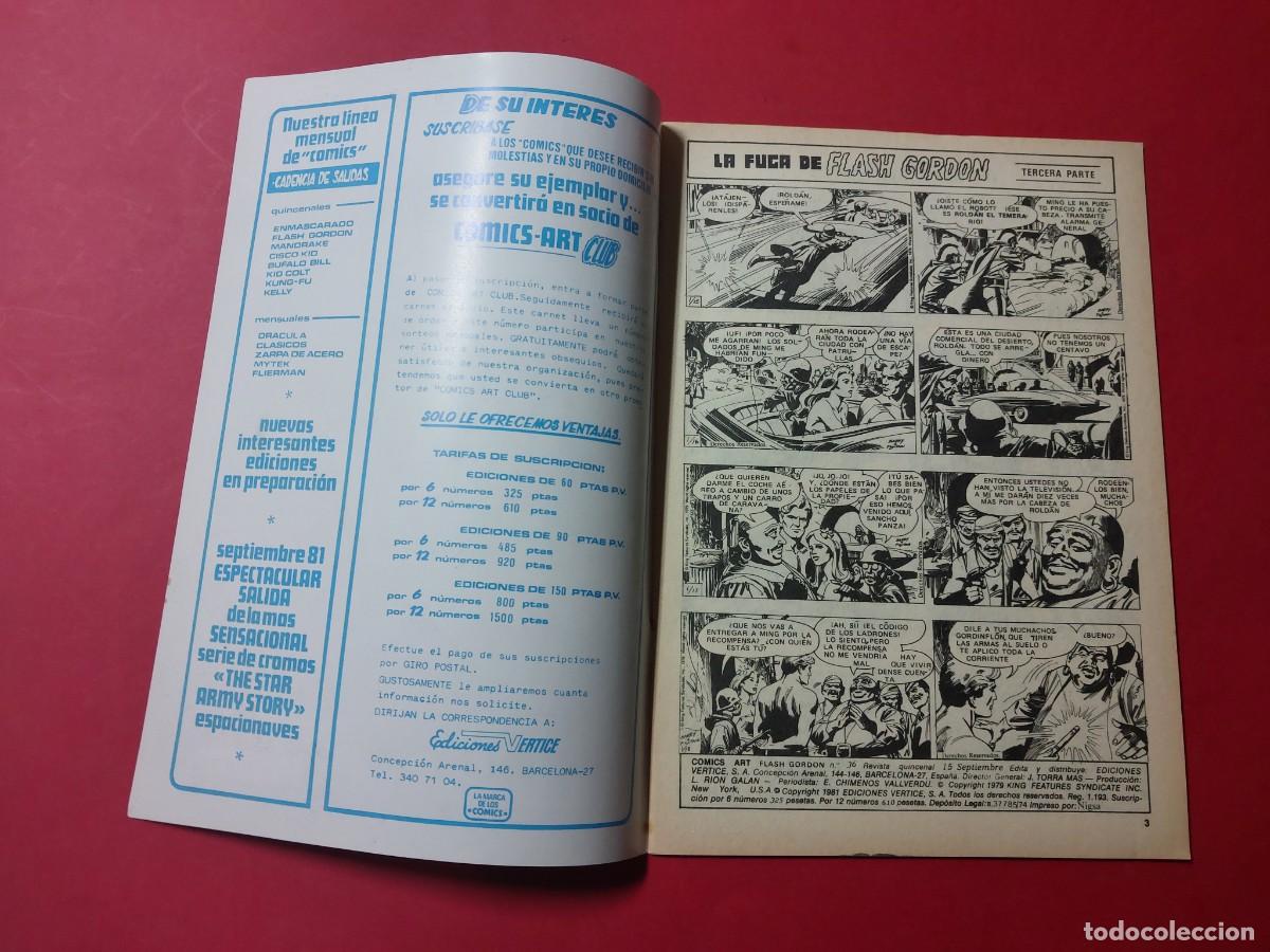 C&oacute;mics: Flash Gordon V2 N&ordm; 36 Vertice 1979 REf CC - Foto 2