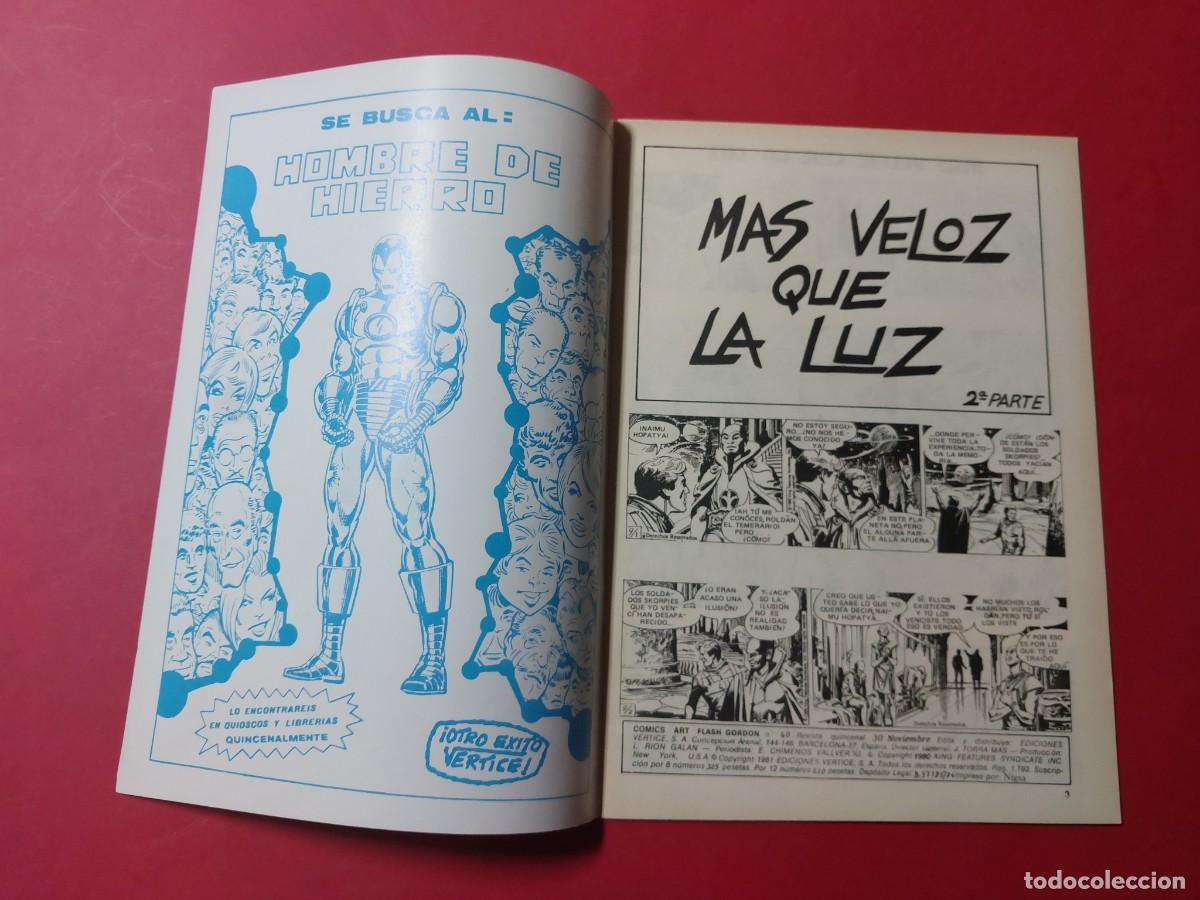 C&oacute;mics: Flash Gordon V2 N&ordm; 40 Vertice 1979 REf CC - Foto 2
