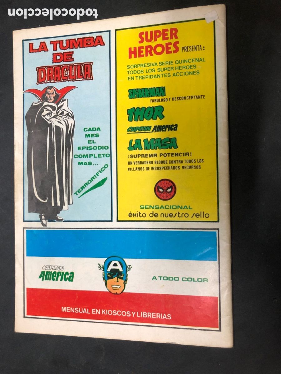 C&oacute;mics: COMIC SUPER HEROES LA COSA Y THUNDRA N&ordm; 122 V2 EDITORIAL VERTICE - Foto 2