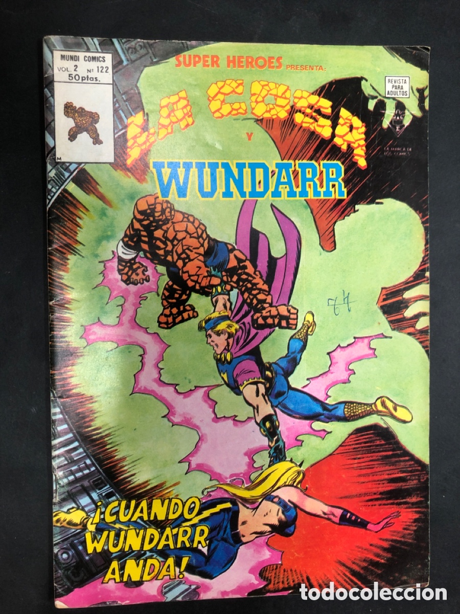 C&oacute;mics: COMIC SUPER HEROES LA COSA Y THUNDRA N&ordm; 122 V2 EDITORIAL VERTICE - Foto 1