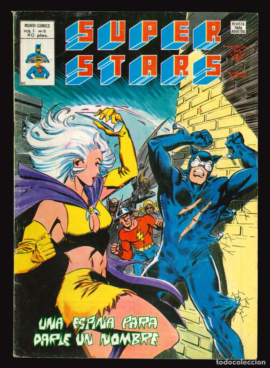 C&oacute;mics: SUPER STARS (V.1) - EDICIONES V&Eacute;RTICE / N&Uacute;MERO 8 (&Uacute;LTIMO) - Foto 1
