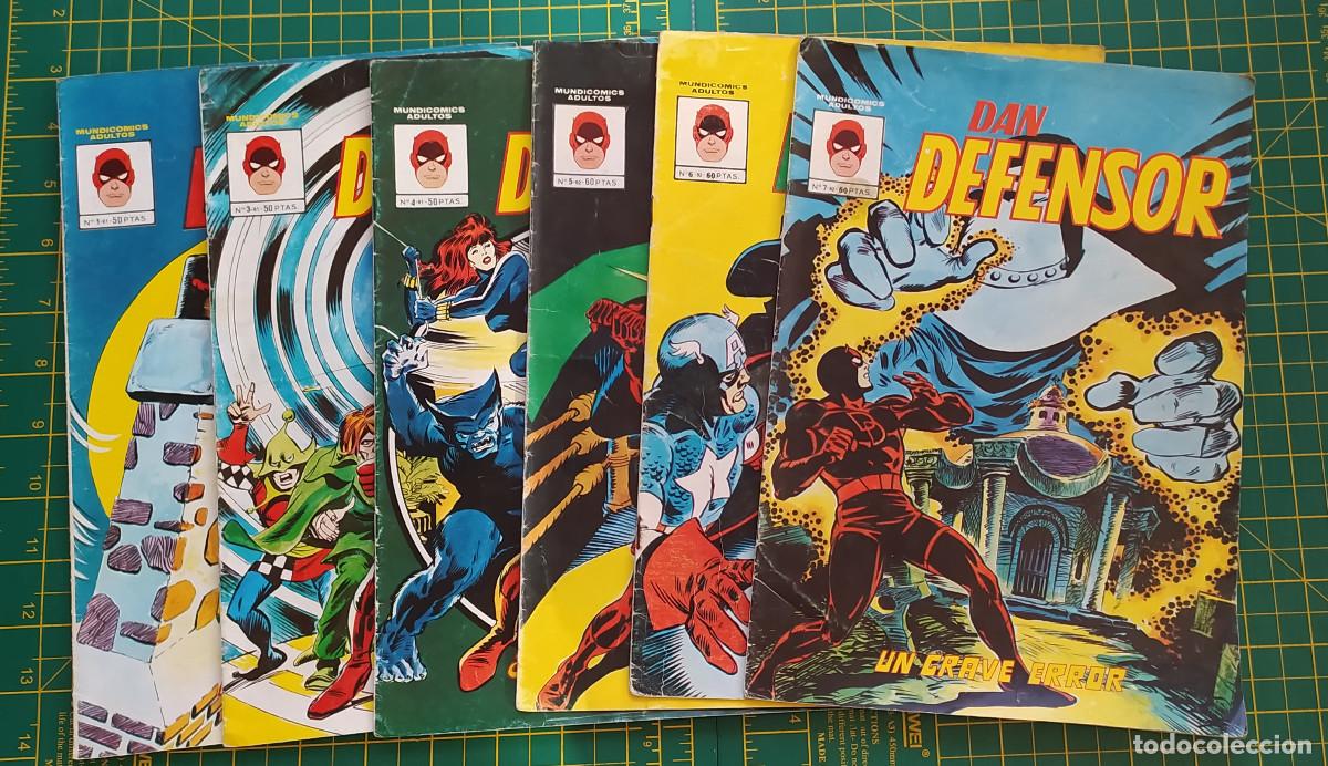 C&oacute;mics: Dan Defensor (Daredevil) Mundi Comics Lote de 6 n&uacute;meros: 1, 3, 4, 5, 6 y 7 - Foto 1