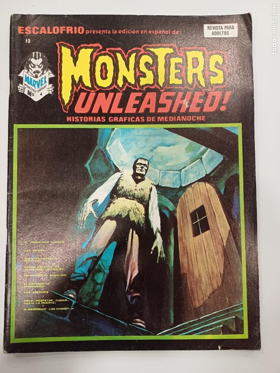 C&oacute;mics: MONSTERS UNLEASHED/VERTICE ESCALOFRIO/N&ordm;4. - Foto 1