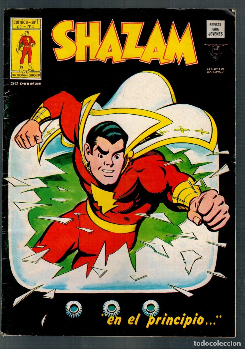 C&oacute;mics: SHAZAM. LOTE DE 9 N&Uacute;MEROS (DE 16) V&Eacute;RTICE 1978. LEER - Foto 1