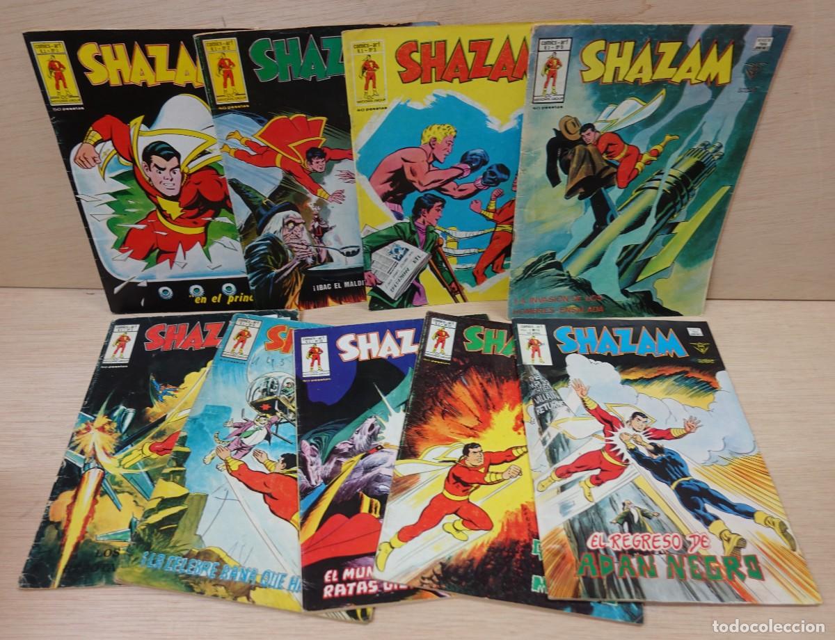C&oacute;mics: SHAZAM. LOTE DE 9 N&Uacute;MEROS (DE 16) V&Eacute;RTICE 1978. LEER - Foto 3