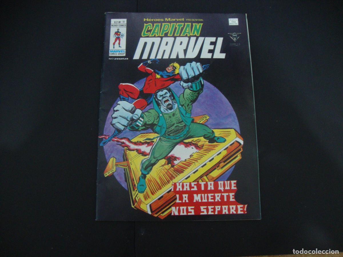 C&oacute;mics: CAPITAN MARVEL V 2 N&ordm; 51 VERTICE - Foto 1