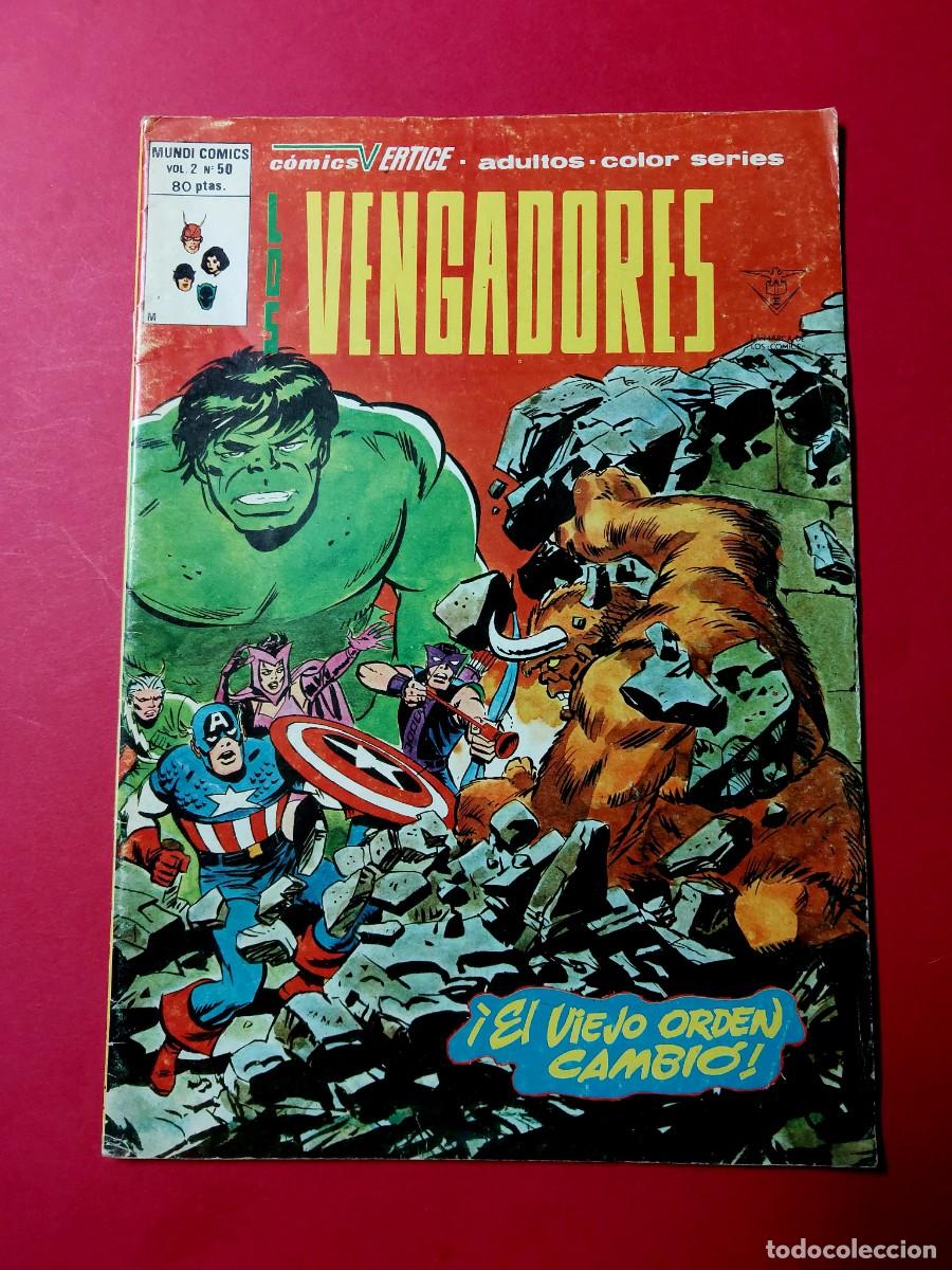 C&oacute;mics: Los Vengadores V2 N&ordm; 50 Ediciones Vertice 1980 C-B - Foto 1