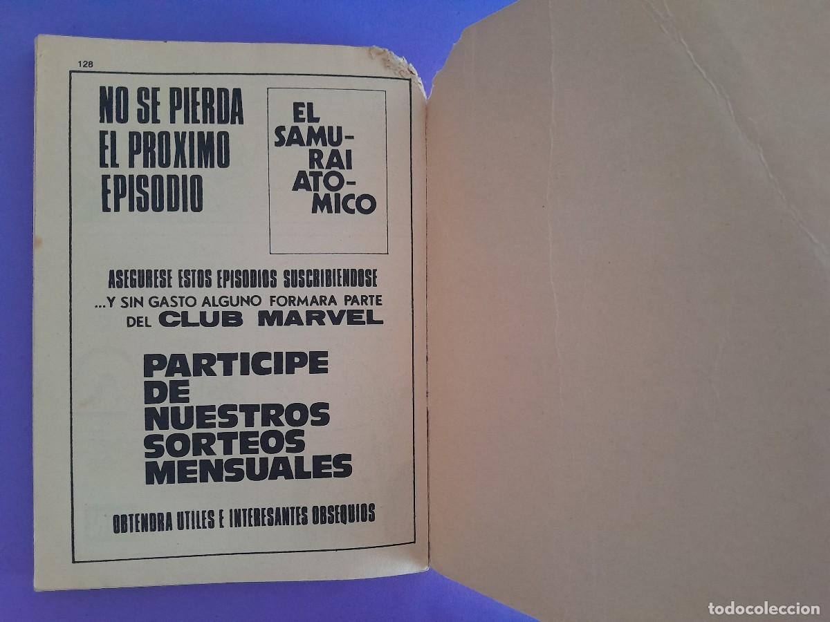 C&oacute;mics: COMIC MARVEL NAMOR SUB MARINER N&ordm; 25 VOLUMEN 1 EDICIONES VERTICE 1972 - Foto 7