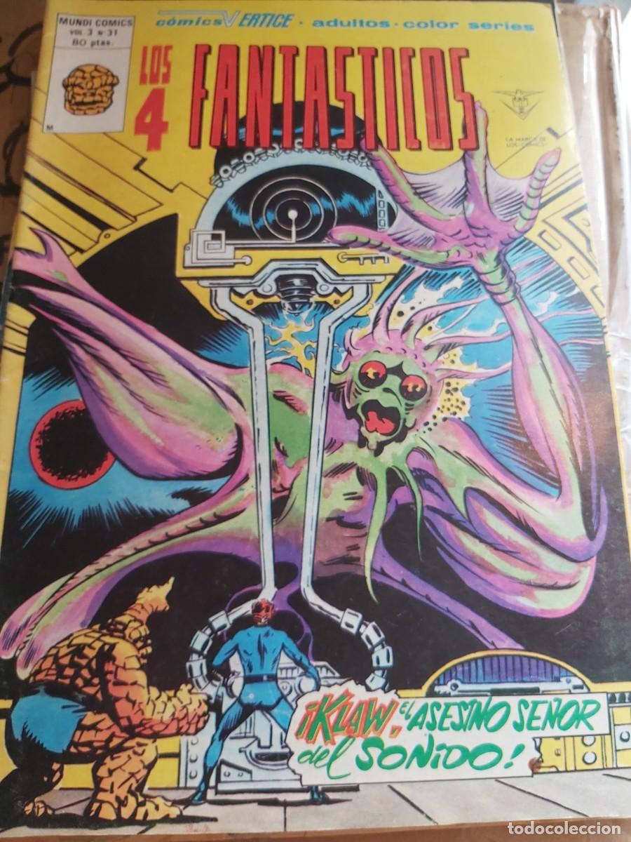 C&oacute;mics: LOS 4 FANT&Aacute;STICOS: COMICS V&Eacute;RTICE VOL 3 N&ordm; 31 - Foto 1