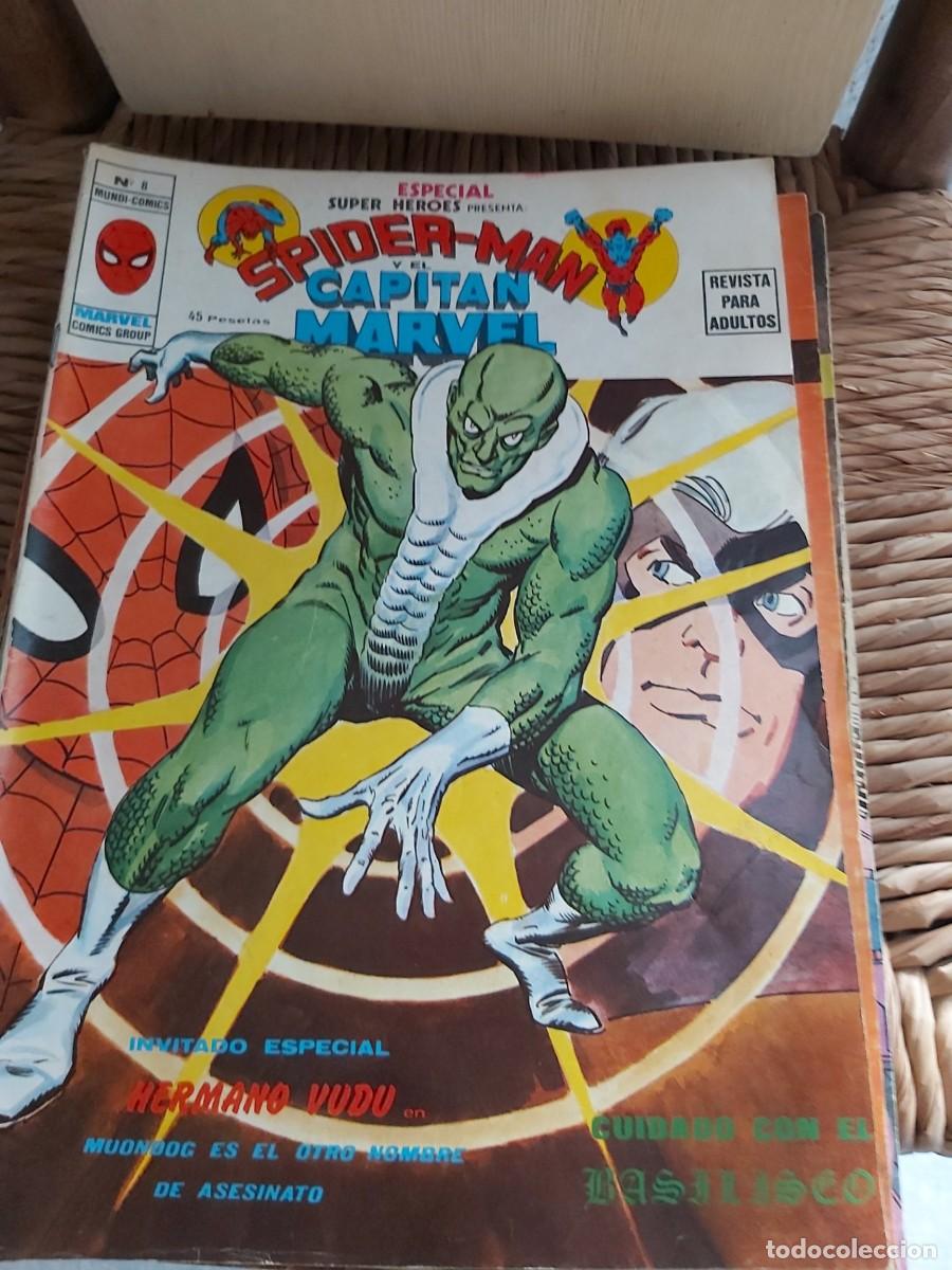 C&oacute;mics: SPIDERMAN Y EL CAPITAN MARVEL N&ordm; 8. COMICS VERTICE - Foto 1