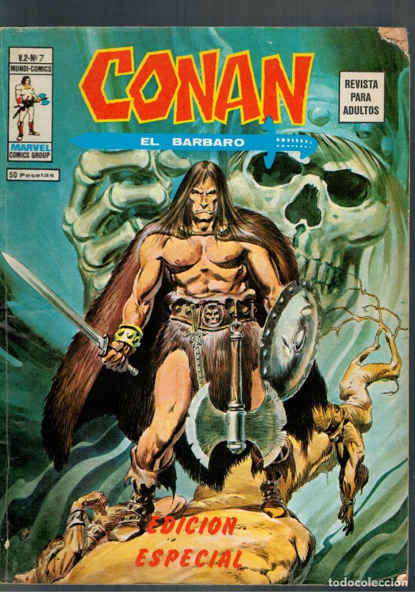 C&oacute;mics: CONAN EL BARBARO VOL.2 LOTE DE 26 N&Uacute;MEROS. V&Eacute;RTICE. - Foto 1