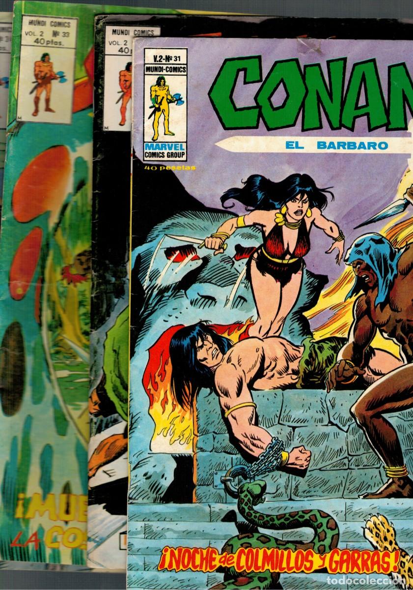C&oacute;mics: CONAN EL BARBARO VOL.2 LOTE DE 26 N&Uacute;MEROS. V&Eacute;RTICE. - Foto 7