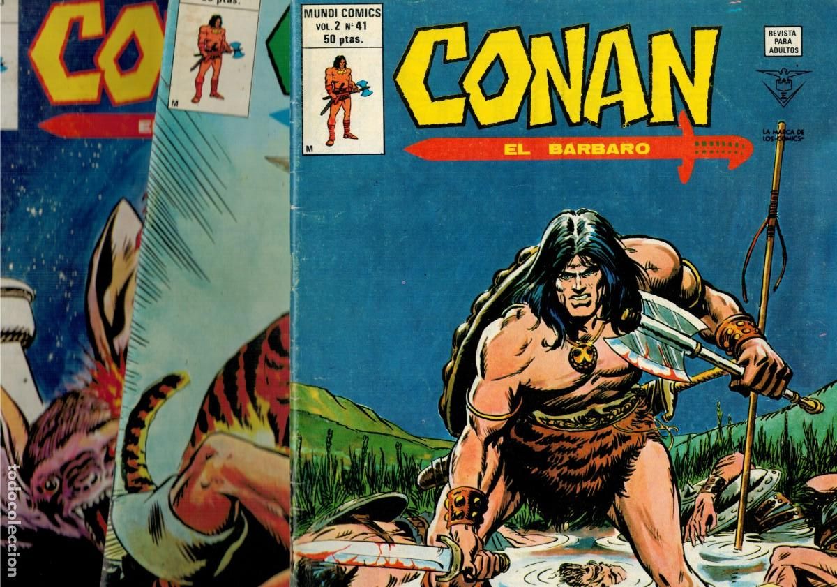 C&oacute;mics: CONAN EL BARBARO VOL.2 LOTE DE 26 N&Uacute;MEROS. V&Eacute;RTICE. - Foto 9