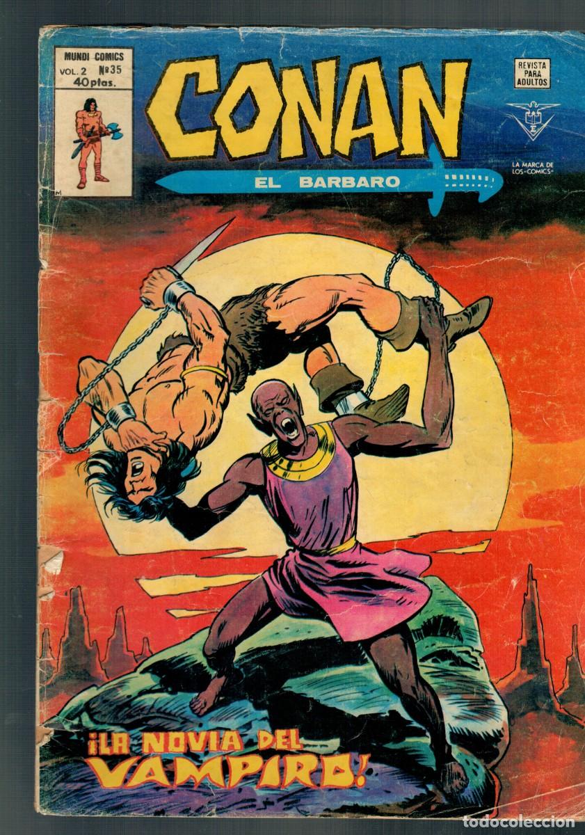 C&oacute;mics: CONAN EL BARBARO VOL.2 LOTE DE 26 N&Uacute;MEROS. V&Eacute;RTICE. - Foto 10