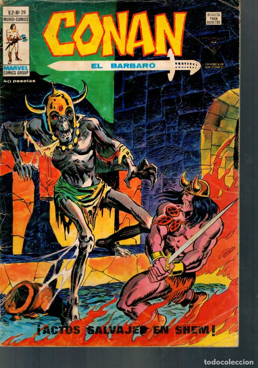 C&oacute;mics: CONAN EL BARBARO VOL.2 LOTE DE 26 N&Uacute;MEROS. V&Eacute;RTICE. - Foto 12