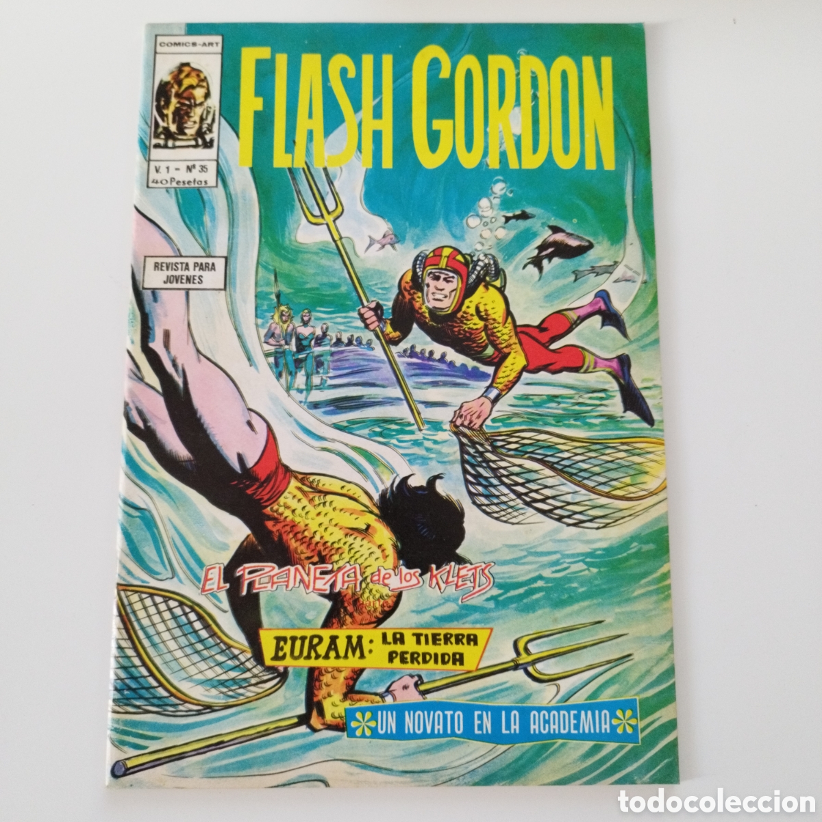 C&oacute;mics: FLASH GORDON / VOL 1 / # 35 / EDICIONES V&Eacute;RTICE / 1974 - Foto 1