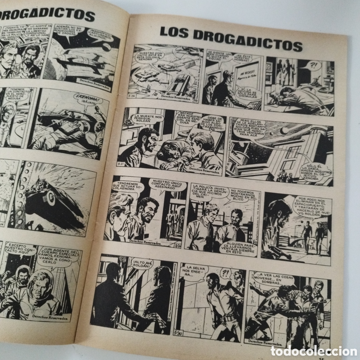 C&oacute;mics: FLASH GORDON / VOL 2 / # 3 / EDICIONES V&Eacute;RTICE / 1974 - Foto 2