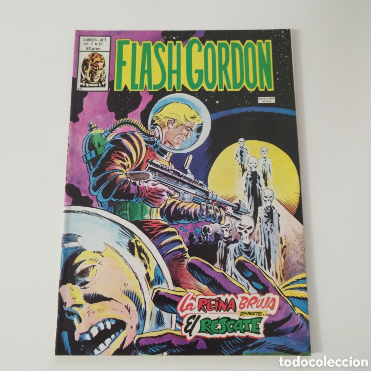 C&oacute;mics: FLASH GORDON / VOL 2 / # 21 / EDICIONES V&Eacute;RTICE / 1980 - Foto 1