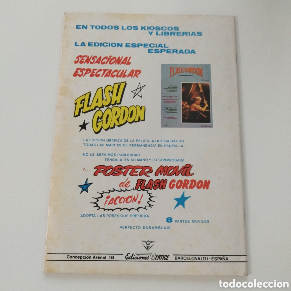 C&oacute;mics: FLASH GORDON / VOL 2 / # 27 / EDICIONES V&Eacute;RTICE / 1980 - Foto 3