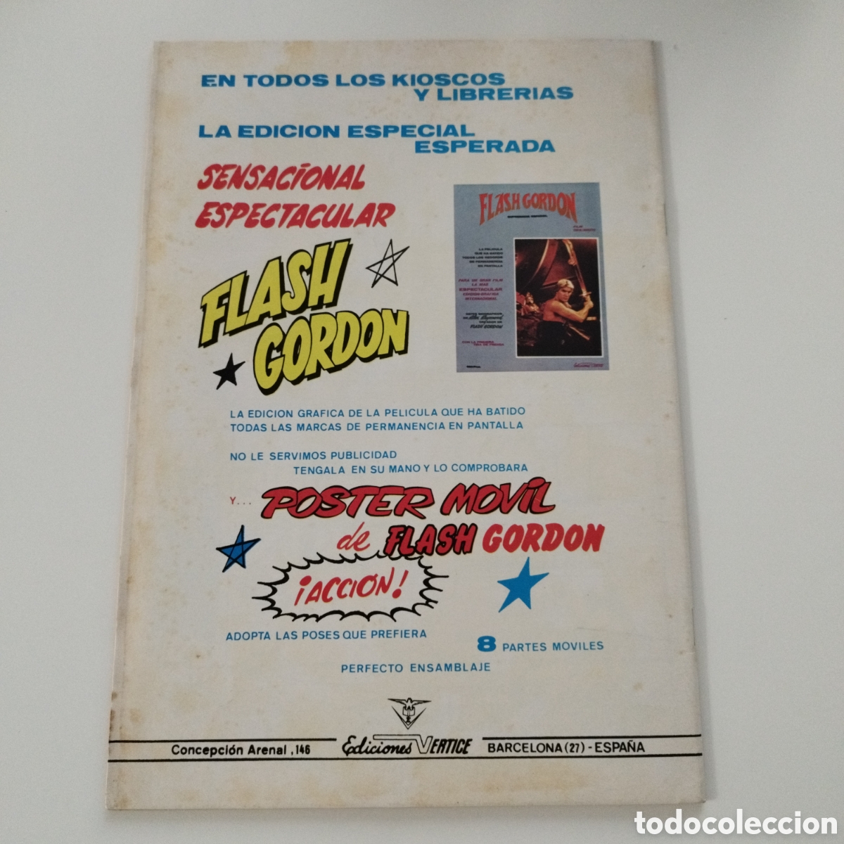 C&oacute;mics: FLASH GORDON / VOL 2 / # 29 / EDICIONES V&Eacute;RTICE / 1980 - Foto 3