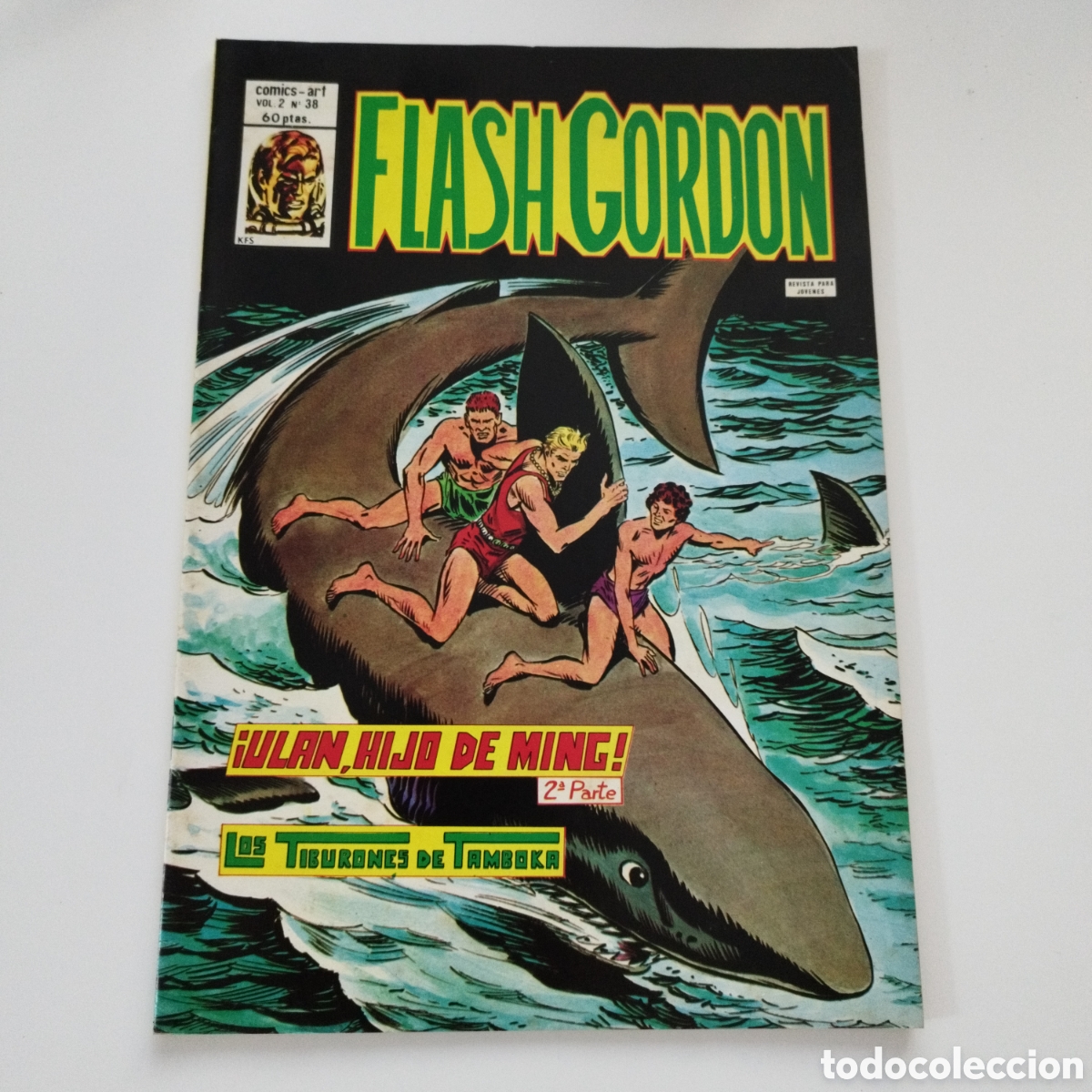 C&oacute;mics: FLASH GORDON / VOL 2 / # 38 / EDICIONES V&Eacute;RTICE / 1980 - Foto 1