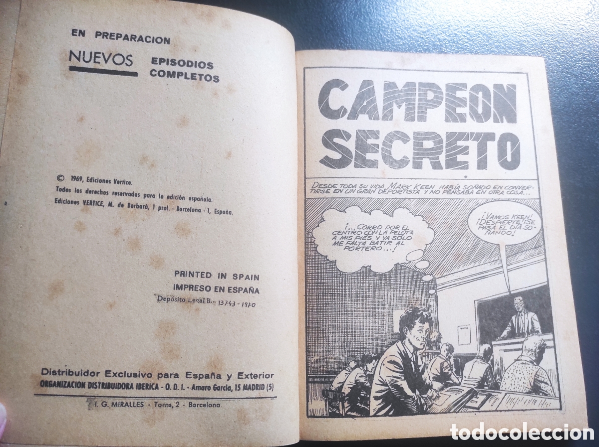 C&oacute;mics: Campe&oacute;n secreto Ediciones V&eacute;rtice Taco.Selecciones V&eacute;rtice. - Foto 5