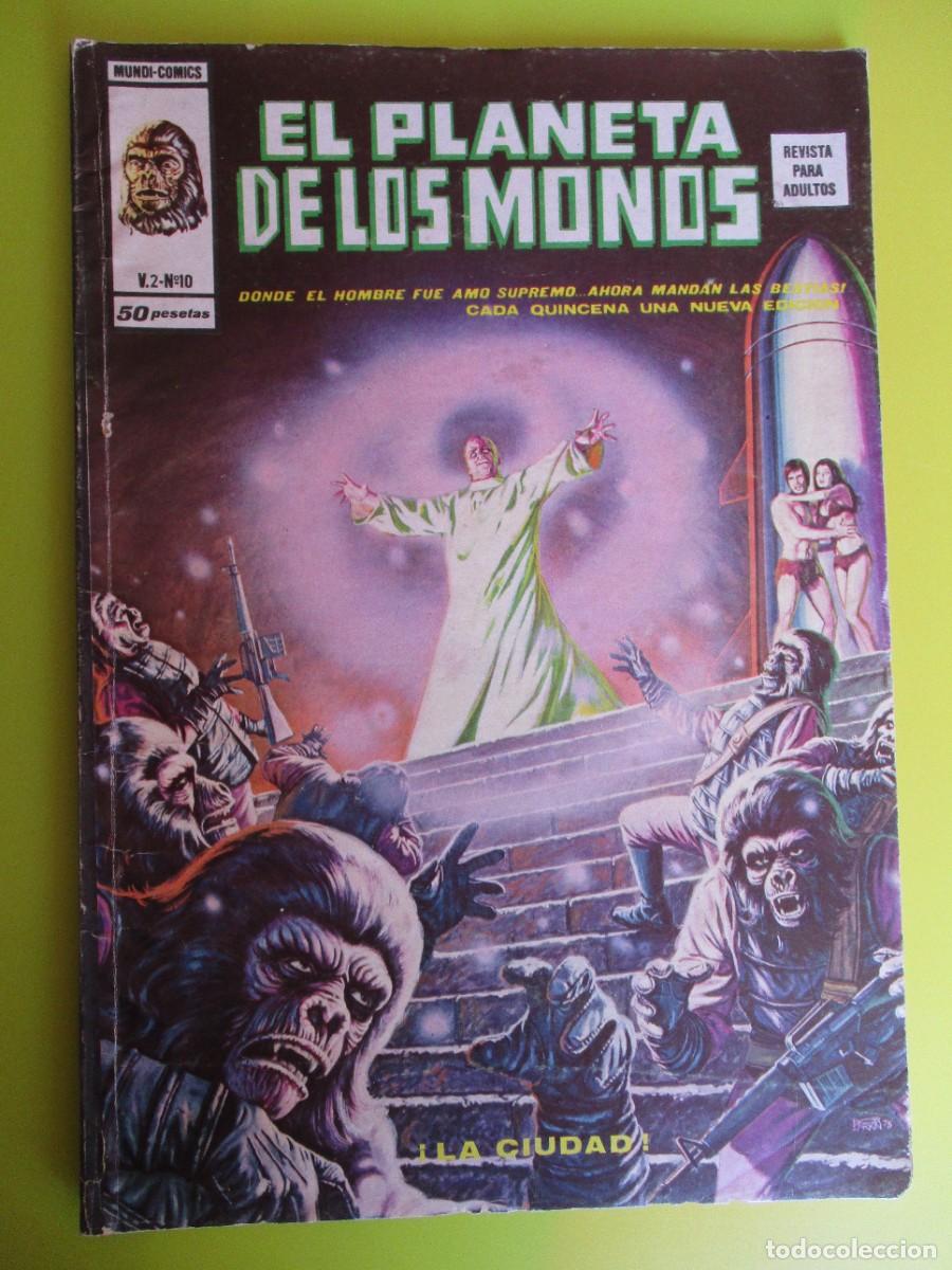 C&oacute;mics: PLANETA DE LOS SIMIOS, EL (1977, VERTICE) -DE LOS MONOS- 10 &middot; IX-1977 &middot; &iexcl;LA CIUDAD! - Foto 1